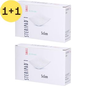 Steripad 1 KP Steriel Small 5cm x 5cm | 1+1 GRATIS