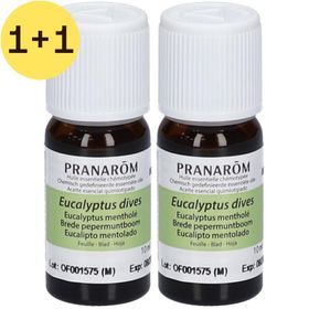 Pranarôm Huile Essentielle Eucalyptus-Menthe | 1+1 GRATUIT