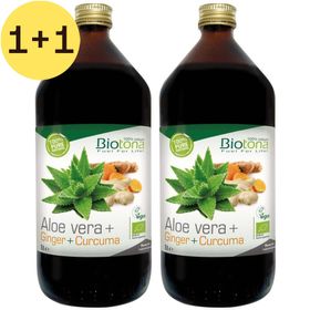 Biotona Aloe Vera + Ginger + Curcuma | 1+1 GRATIS