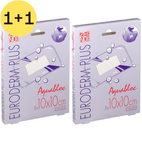 Euroderm Plus 10x10cm Pleister Steriel | 1+1 GRATIS