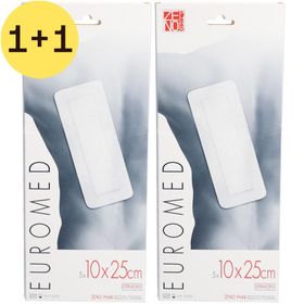 Euromed Steriel Eilandpleister 10 x 25Cm | 1+1 GRATIS