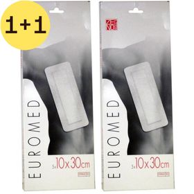 Euromed 10cm x 30cm Eilandpleister ADH Steriel | 1+1 GRATIS