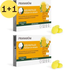 Pranarôm Aromaforce Keelpastilles Honing - Citroen | 1+1 GRATIS