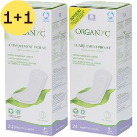 Organyc®  Licht Verlies 24 Inlegkruisjes | 1+1 GRATIS