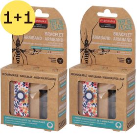 Manouka Armband Anti-Muggen Zomer | 1+1 GRATIS