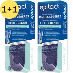 Epitact® Therapeutische Inlegzolen Licht Benen 36/38 | 1+1 GRATIS