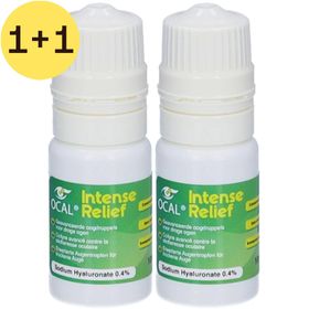 Ocal Intense Relief Gouttes Oculaires 0,4% Ha | 1+1 GRATUIT