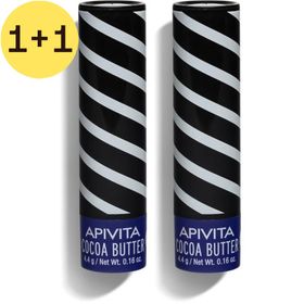 Apivita Lip Care Stick Pour Lèvres Au Beurre De Cacao SPF20 | 1+1 GRATUIT