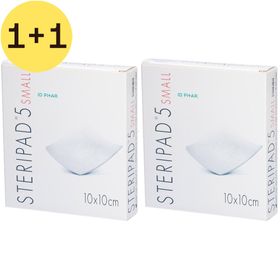 Steripad 5 KP Steriel Small 10cm x 10cm | 1+1 GRATIS