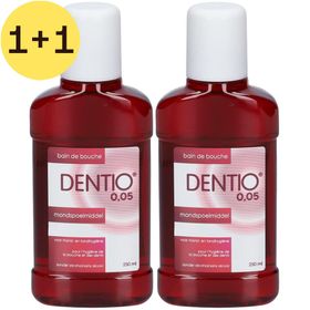 Dentio R 0.05% Mondspoeling | 1+1 GRATIS