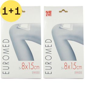 Euromed 8cm x 15cm Eilandpleister Steriel | 1+1 GRATIS