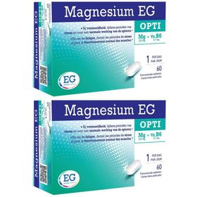 Magnesium EG OPTI | Magnesium & Vitamine B6 | Bij Vermoeidheid & Stress