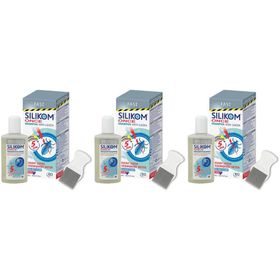 Silikom Once Shampoo | Anti-Luizen en Neten | Gratis Luizenkam