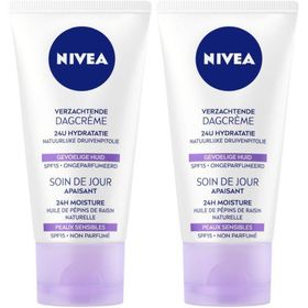 Nivea Verzachtende Dagcrème 24u Hydratatie Gevoelige Huid SPF15