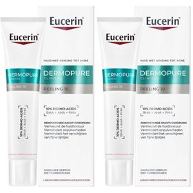 Eucerin DERMOPURE CLINICAL Peeling 10 Herstellende Nachtverzorging | Huid met neiging tot acne