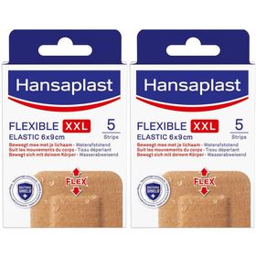 Hansaplast Pansement élastique extra flexible en tissu XXL | Idéal pour les articulations