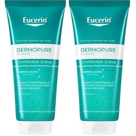 Eucerin DERMOPURE CLINICAL Zuiverende Scrub | Gezicht met Neiging tot Acne