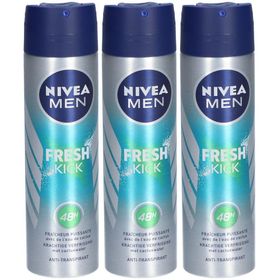 Nivea Men Fresh Kick Anti-Transpirant Deodorant Spray 48h