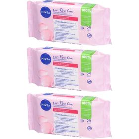 Nivea Lingettes Démaquillantes Micellaires à l'Eau de Rose BIO