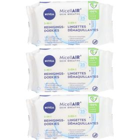 Nivea MicellAIR Lingettes Démaquillantes