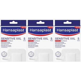 Hansaplast Sensitive XXL Stérile 8 x 10 cm