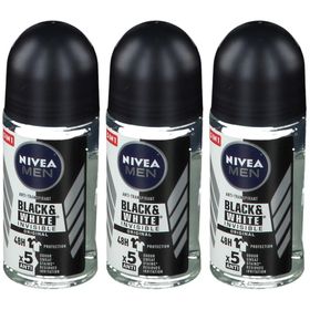 Nivea Men Black & White Invisible Original Deodorant Roll-On 48h