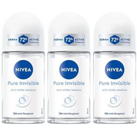 Nivea Pure Invisible Anti-Transpirant Roll-On 72h