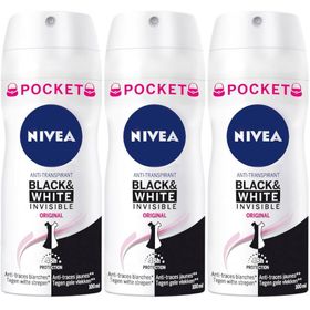 Nivea Deodorant Pocket Invisible For Black&White Spray (For Women)