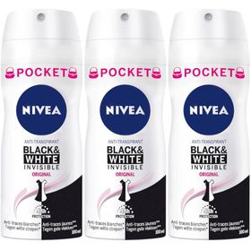 Nivea Deodorant Pocket Invisible For Black&White Spray (For Women)