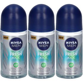 Nivea Men Fresh Kick Anti-Transpirant Deodorant Roll-On 48h