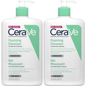 CeraVe Gel Nettoyant Moussant | Pour la peau Normale à Grasse
