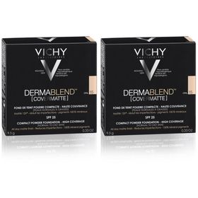 Vichy Dermablend™ Covermatte 15 Opal | Poederfoundation voor normale tot vette huid | Op basis van talk en perliet