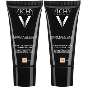 Vichy Dermablend™ Fond De Teint Fluide Correcteur 16h 15 Opal | Pour peaux grasses et impures