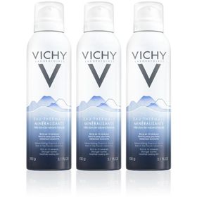 Vichy Eau Thermale Minéralisante | Peau Sensible | Eau Volcanique Riche en 15 Minéraux
