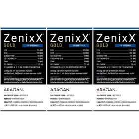 ixX Pharma ZenixX GOLD | Omega-3 EPA & DHA, vitamines, mineralen & antioxidanten