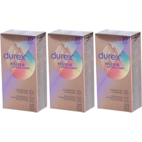 Durex® Nude Extra Lube Préservatifs