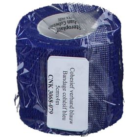Covarmed Pansement Cohésif 5cm x 4,5m Bleu 1609a