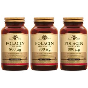 Solgar Folacin Acide folique 800 mcg