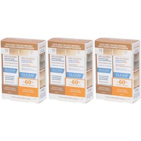 Ducray Melascreen Geconcentreerde verzorging tegen pigmentvlekken + Beschermende fluide tegen vlekjes SPF50+ Set