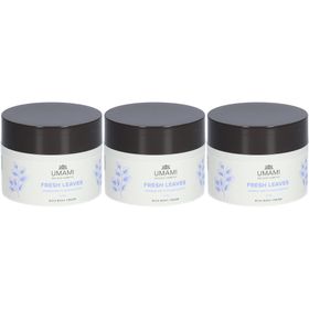 UMAMI Fresh Leaves Crème riche pour le corps Menthe du Japon & Gingembre