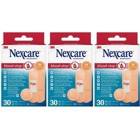 Nexcare Pleisters Blood Stop Strips 3 Maten Assortiment N1730AS