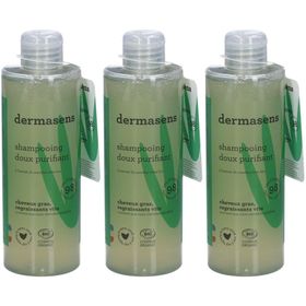 Dermasens Shampooing Doux Purifiant Cheveux Gras Regraissant Vite