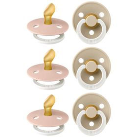 BIBS Sucette Anatomique Glow Vani - Blush 0-6 Mois
