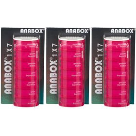 Anabox Boîte à Pilules Semaine Rose