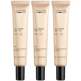 Couleurs de Noir CC CREAM BROAD SPECTRUM SPF30 06 Cappuccino