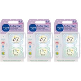 MAM Perfect Night Fopspeen Silicone Blue 0-6
