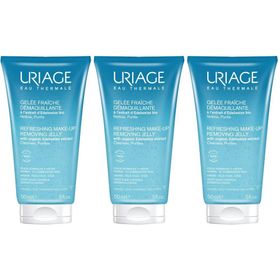 Uriage Refreshing Make-up Removing Jelly with Organic Edelweiss Extract Normal to Combination Skin