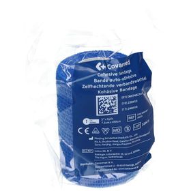 Covarmed Cohesief Verband 7.5cm x 4.5m Blauw 1615a