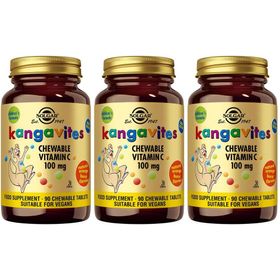 Solgar Kangavites Vitamin C 100 mg Comprimés à croquer