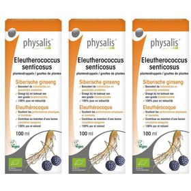 Physalis® Eleutherococcus Senticosus Gouttes de Plantes Bio